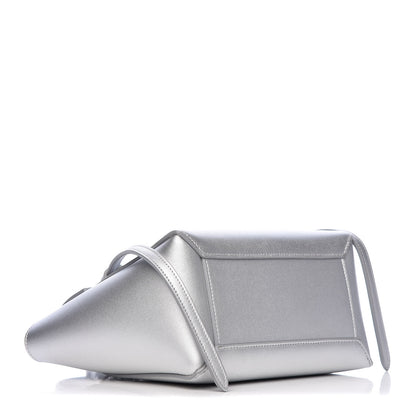 Celine Laminated Calfskin Nano Belt Bag Silver 4 of 11