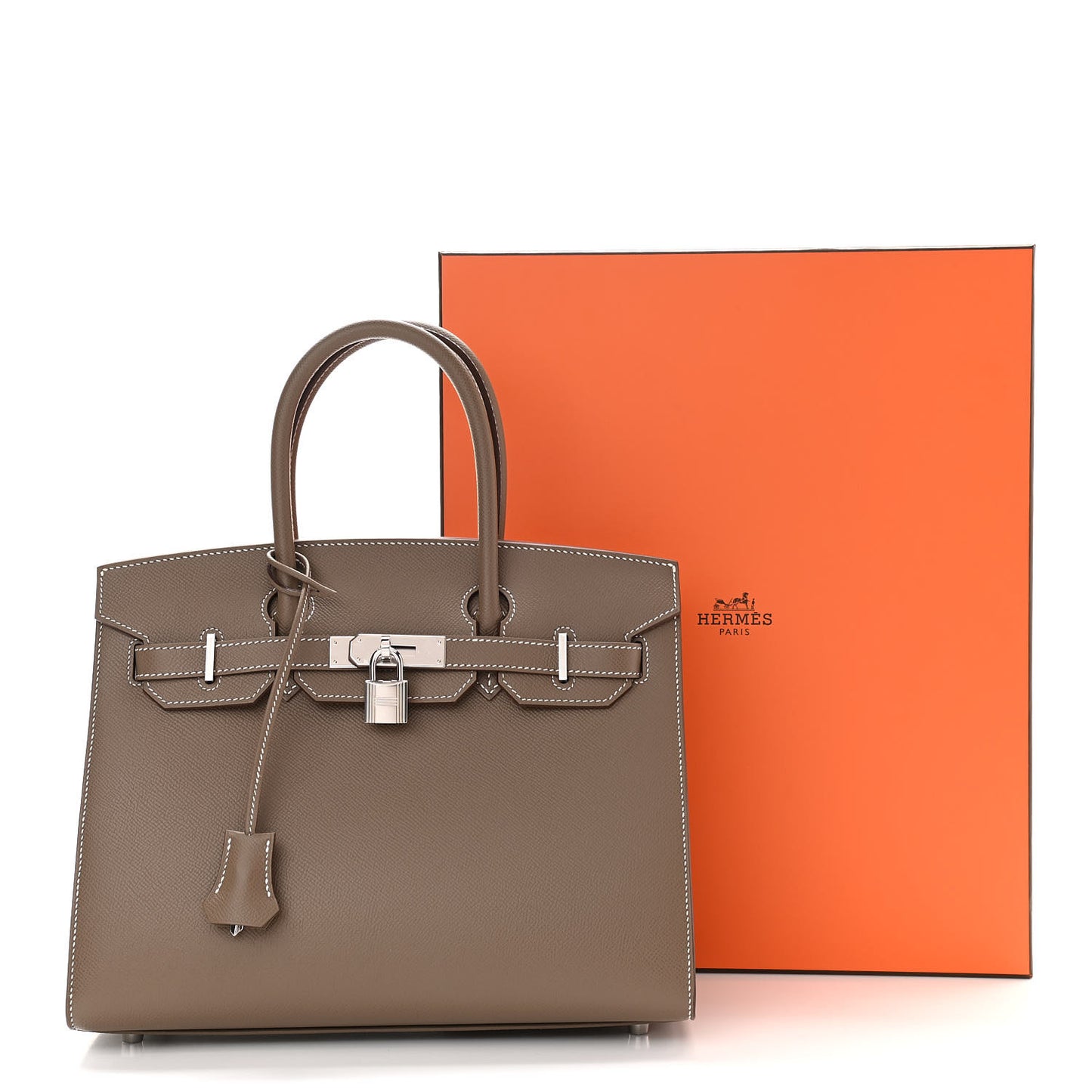 Epsom Birkin Sellier 30 Etoupe