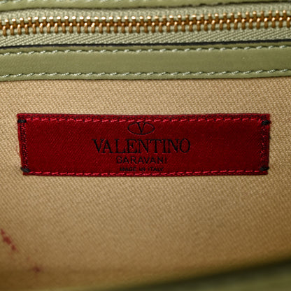 Valentino Garavani Vitello Small Glam Lock Rockstud Flap Green 5 of 9
