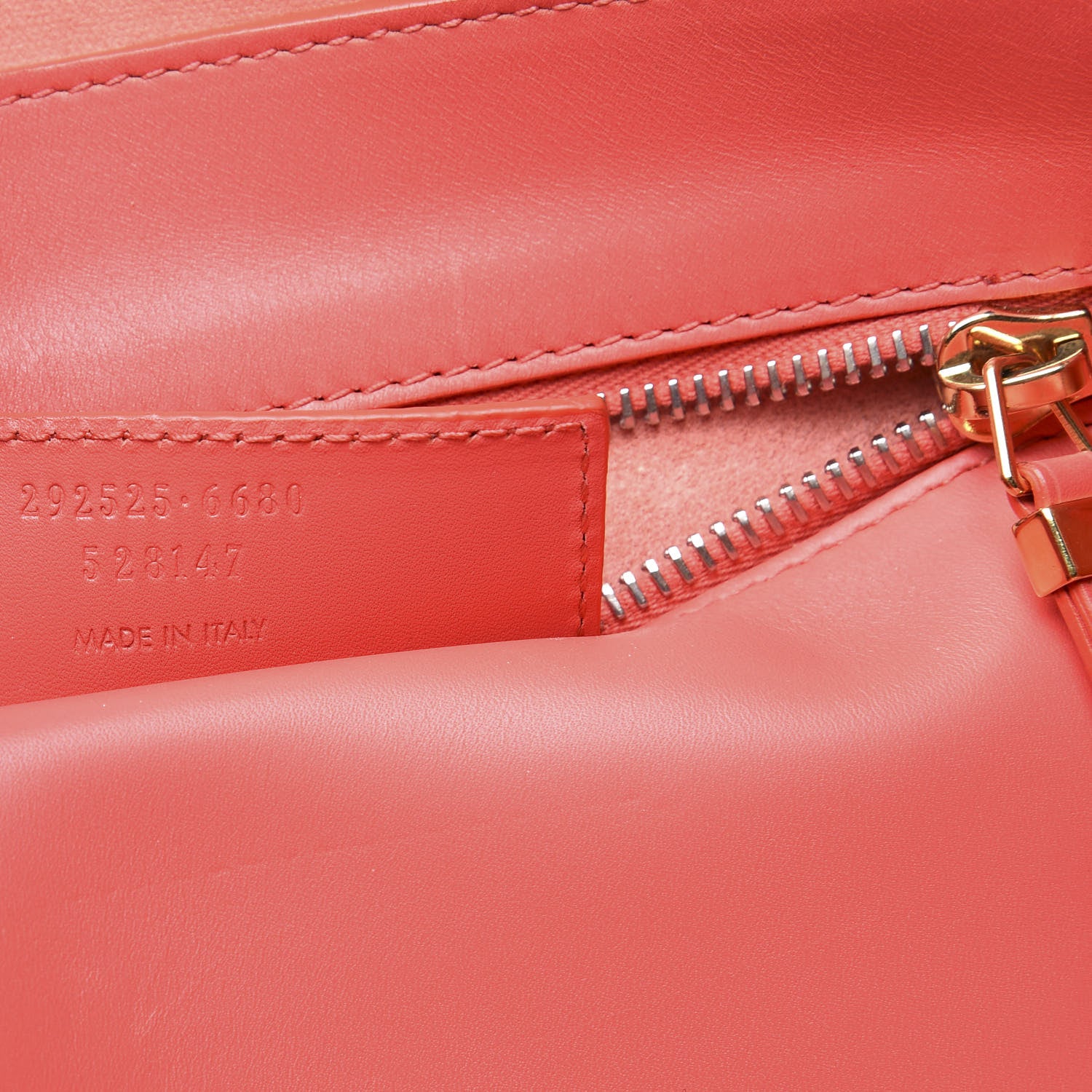 Balenciaga Calfskin Pocket Tote M Coral Black 8 of 9