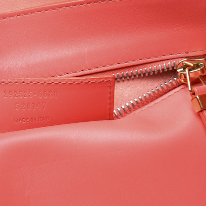 Balenciaga Calfskin Pocket Tote M Coral Black 8 of 9