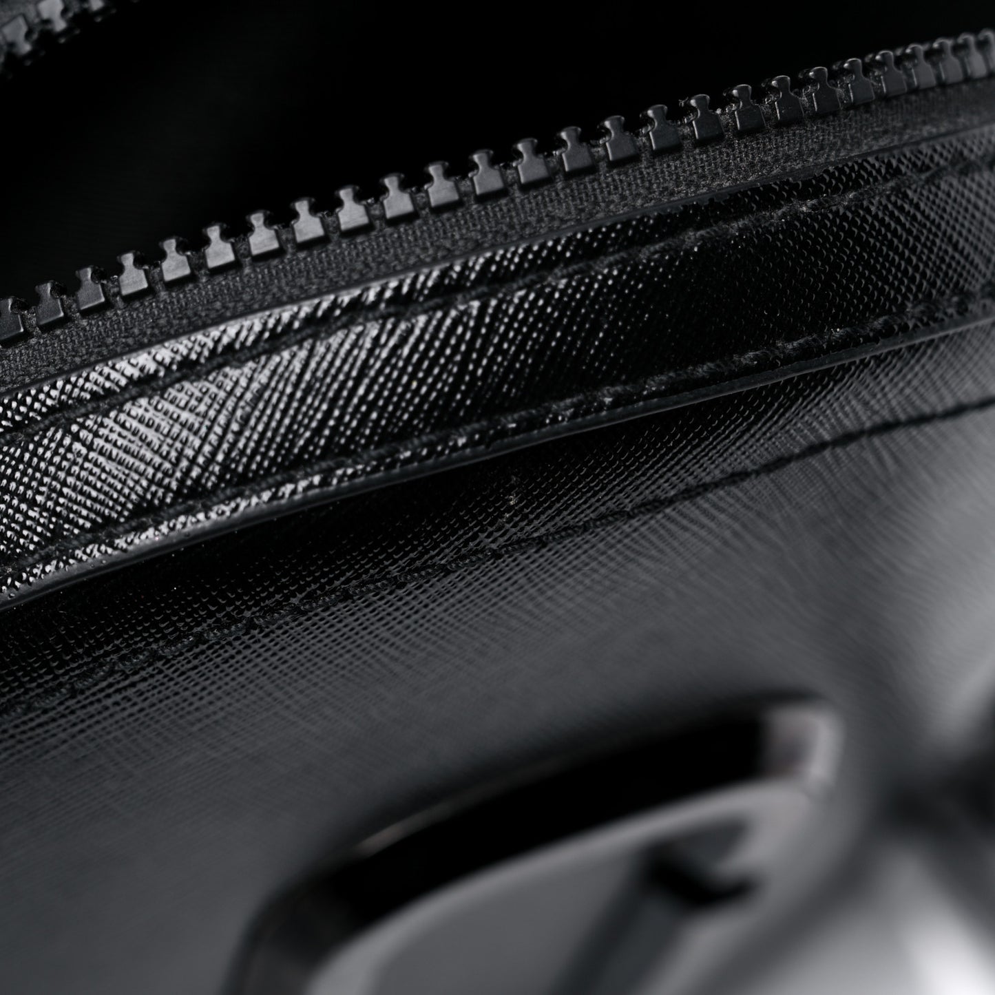 Saffiano Mini Snapshot Backpack Black
