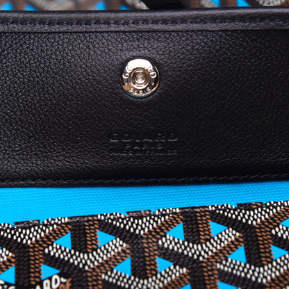Goyard Goyardine Saint Louis Claire Voie PM Black Blue 8 of 11