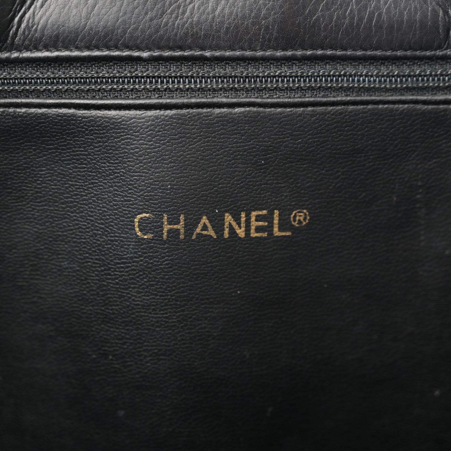 Chanel Lambskin Quilted Shopping Tote Black 6 of 17