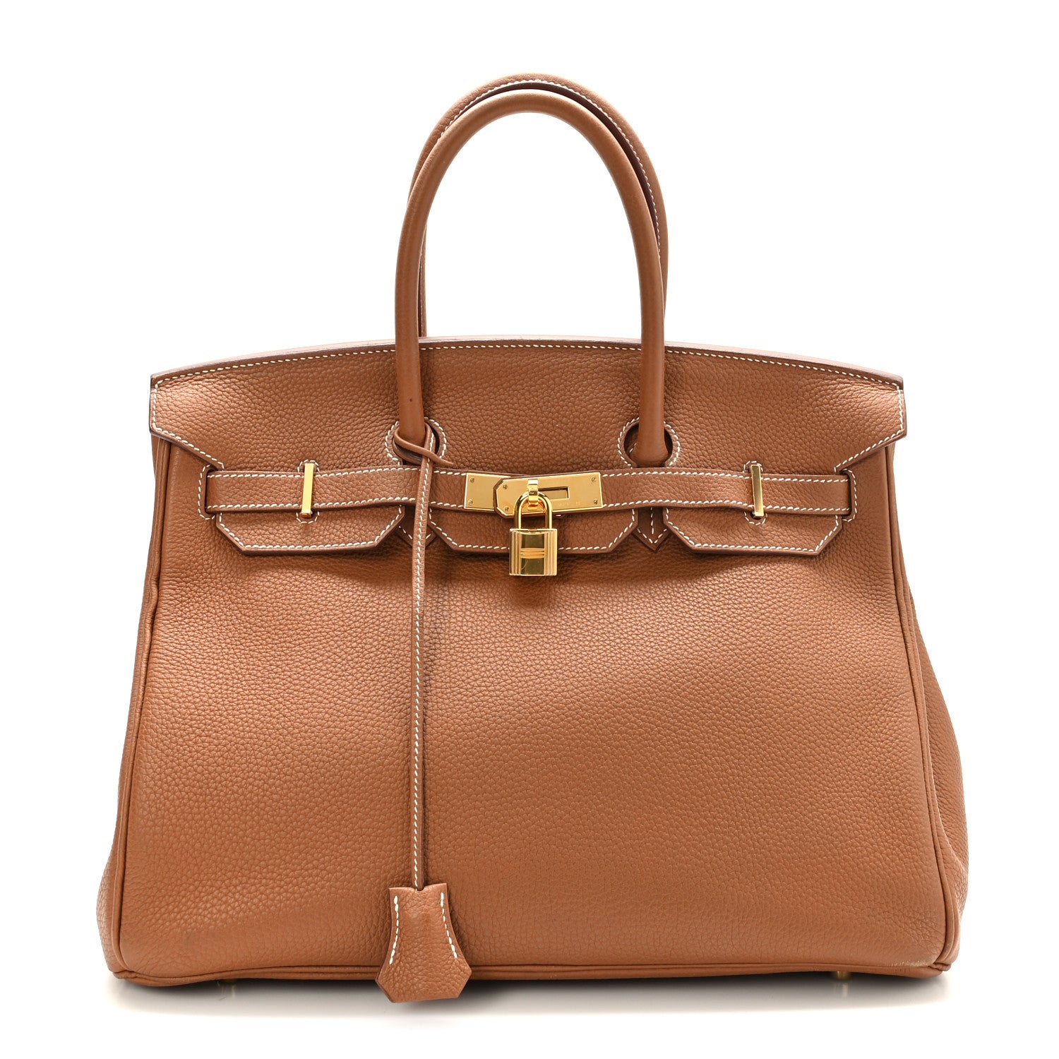 Hermes Togo BIRKIN 35 Gold 1 of 12