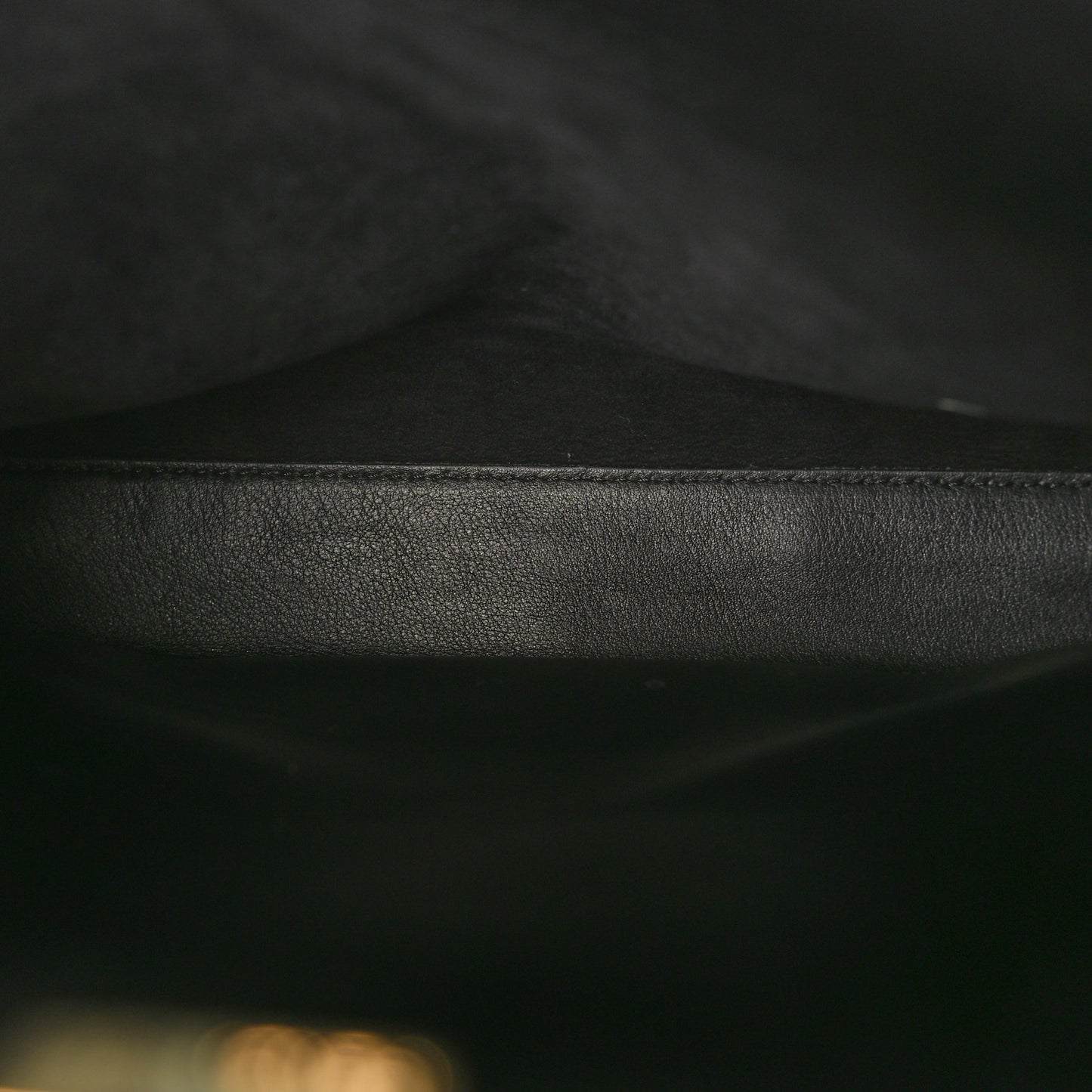 Vitello Seta Lace Up Medium Peekaboo Iconic Satchel Black