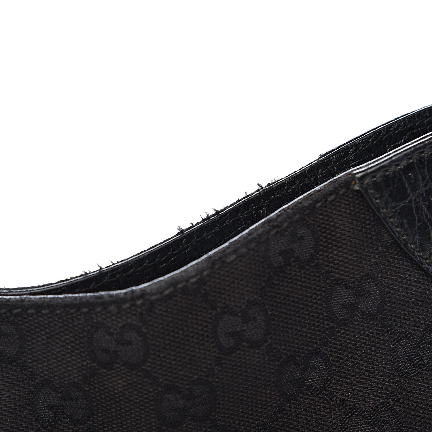 Gucci Monogram Hasler Hobo Black 9 of 14