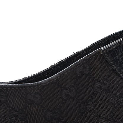 Gucci Monogram Hasler Hobo Black 9 of 14