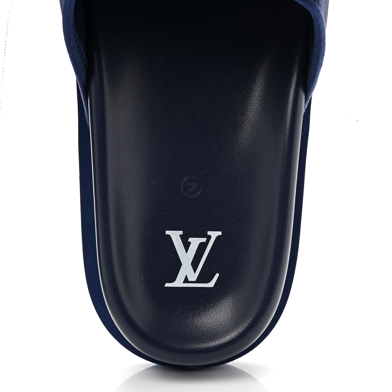 Louis Vuitton Monogram Mens Miami Mules 8.5 Navy Blue 7 of 9