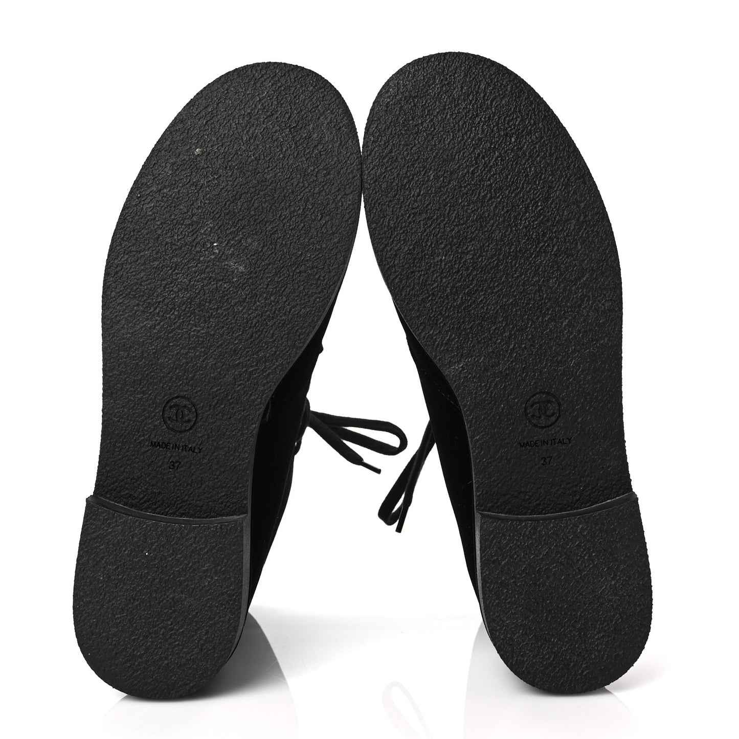 Velvet CC Lace Up Boots 37 Black