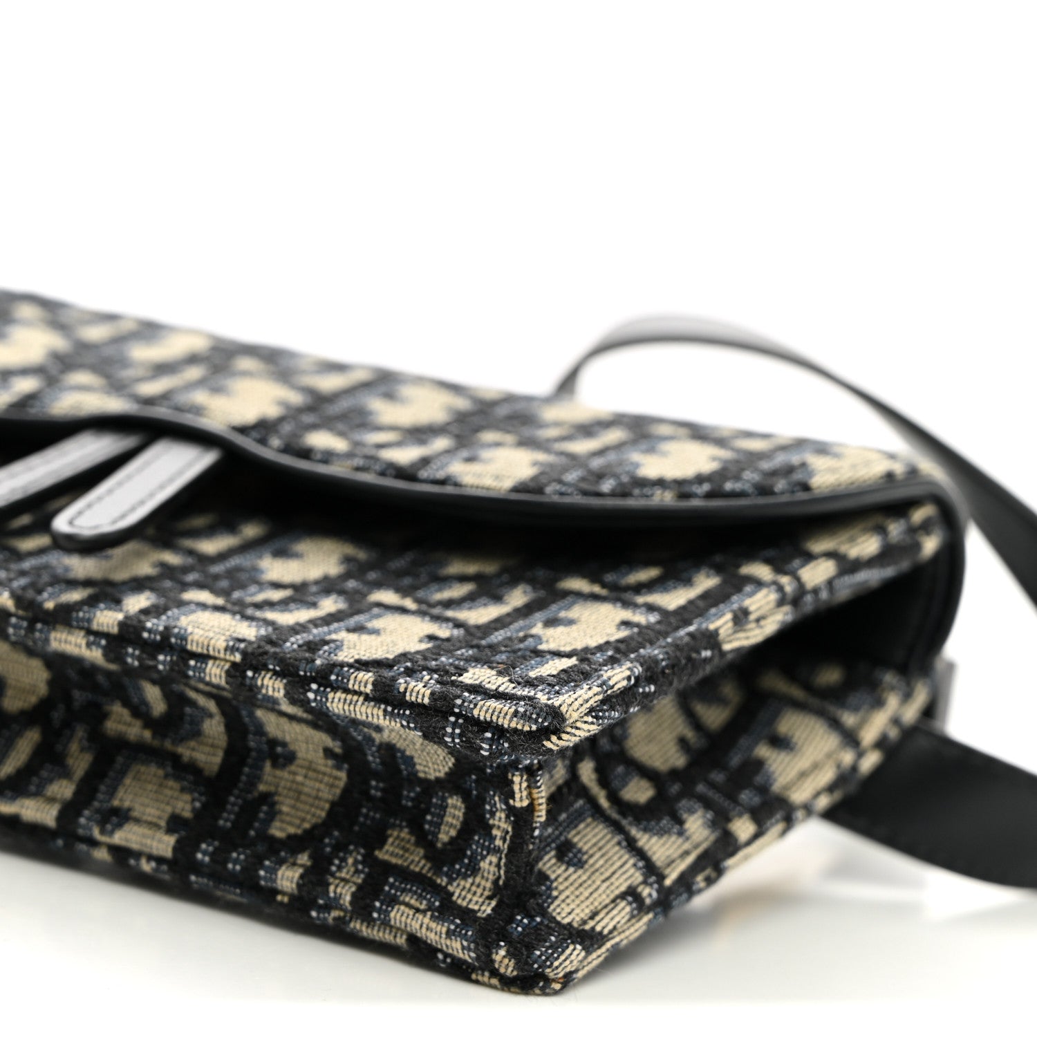 Christian Dior Oblique Saddle Belt Bag Blue 8 of 8