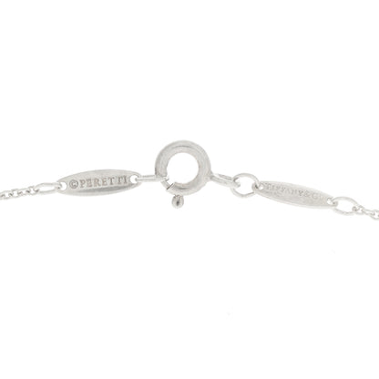 Tiffany Sterling Silver Diamond .03ct Elsa Peretti Diamonds by the Yard Pendant Necklace 4 of 5