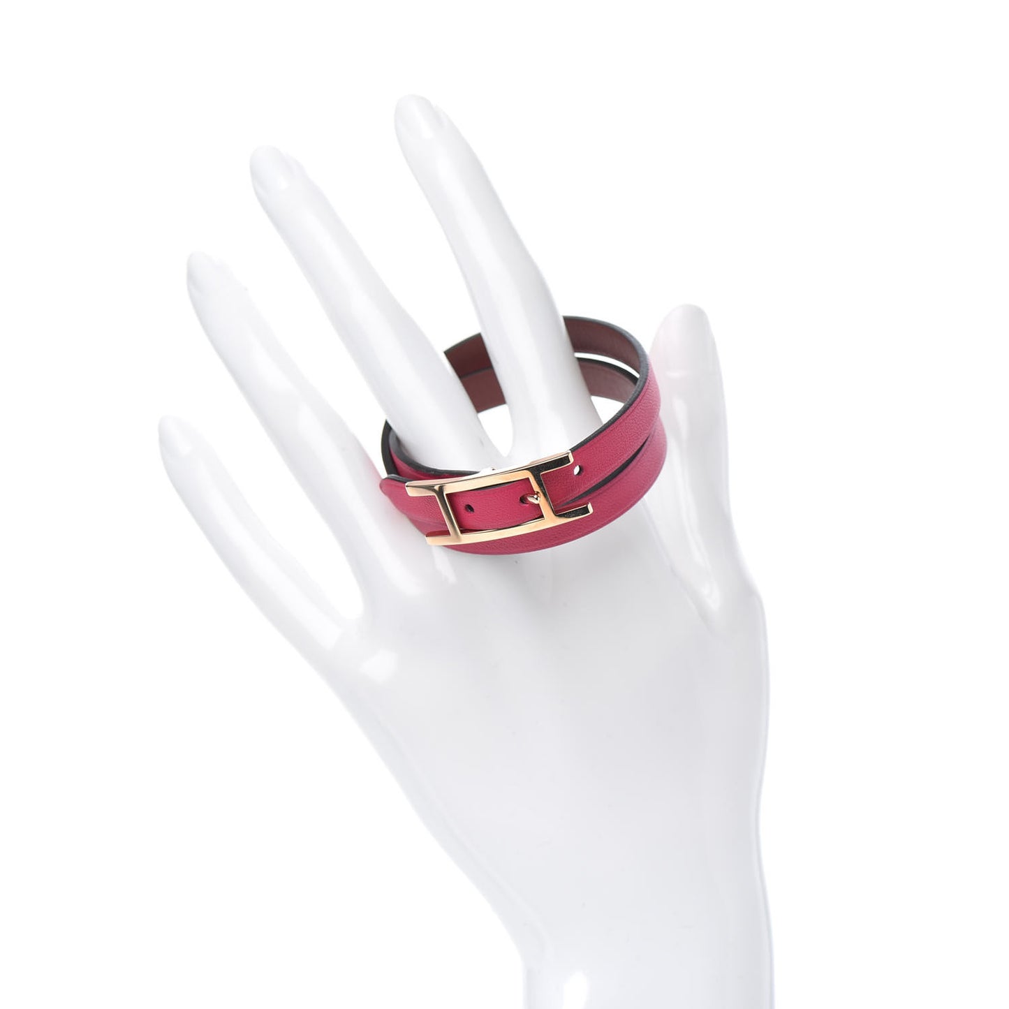 Swift Behapi Double Tour Reversible Bracelet T2 Rose Mexico Rouge H