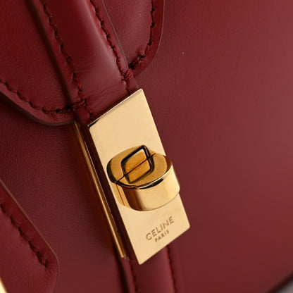 Celine Satinated Calfskin Mini 16 Top Handle Bag Raspberry 12 of 15
