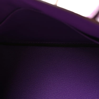 Hermes Lizard Birkin 25 Violet 5 of 10