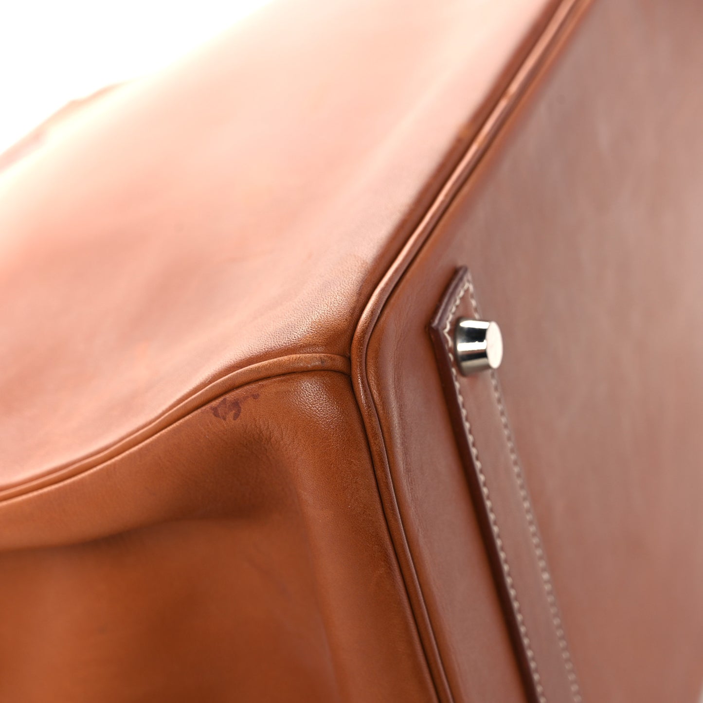 Natural Barenia Birkin 40 Fauve