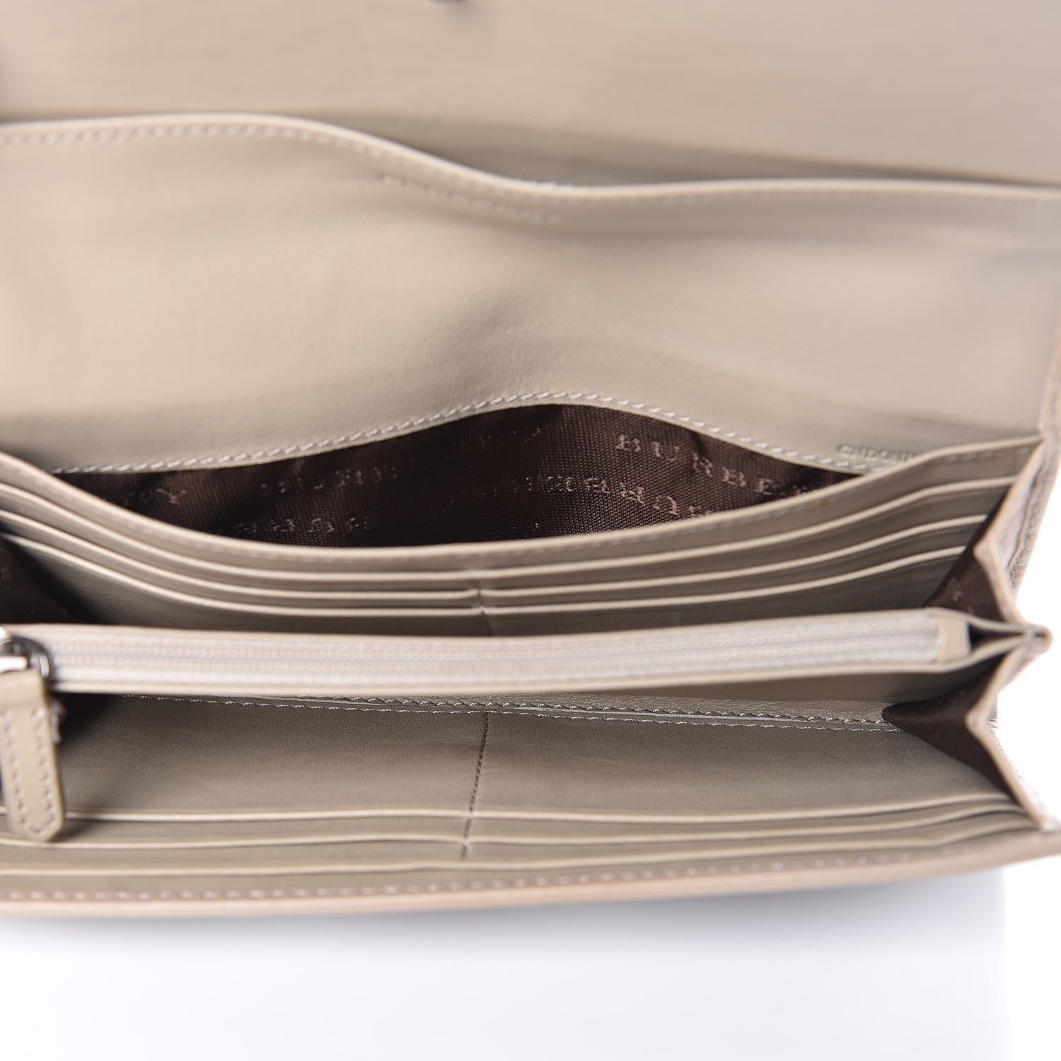 Burberry Smoked Check Continental Wallet Trench 5 of 12