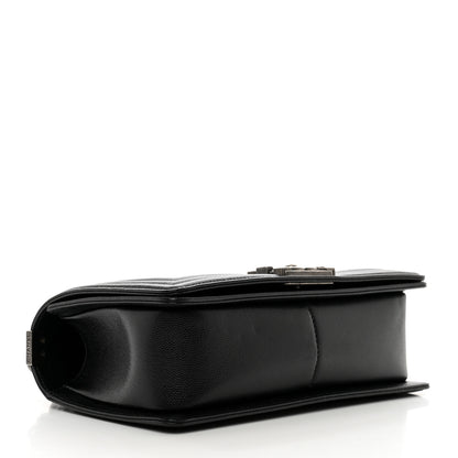 Chanel Caviar Quilted Medium Boy Flap Black 4 of 9