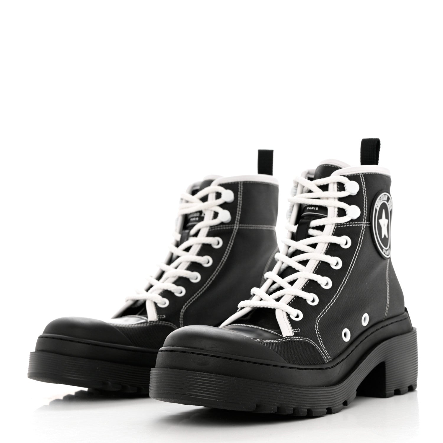 Christian Dior Technical Fabric D-Rise 35mm Boots 37.5 Black 3 of 9