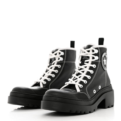 Christian Dior Technical Fabric D-Rise 35mm Boots 37.5 Black 3 of 9