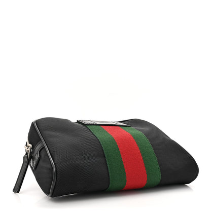 Gucci Canvas Web Slim Belt Bag Black 4 of 10