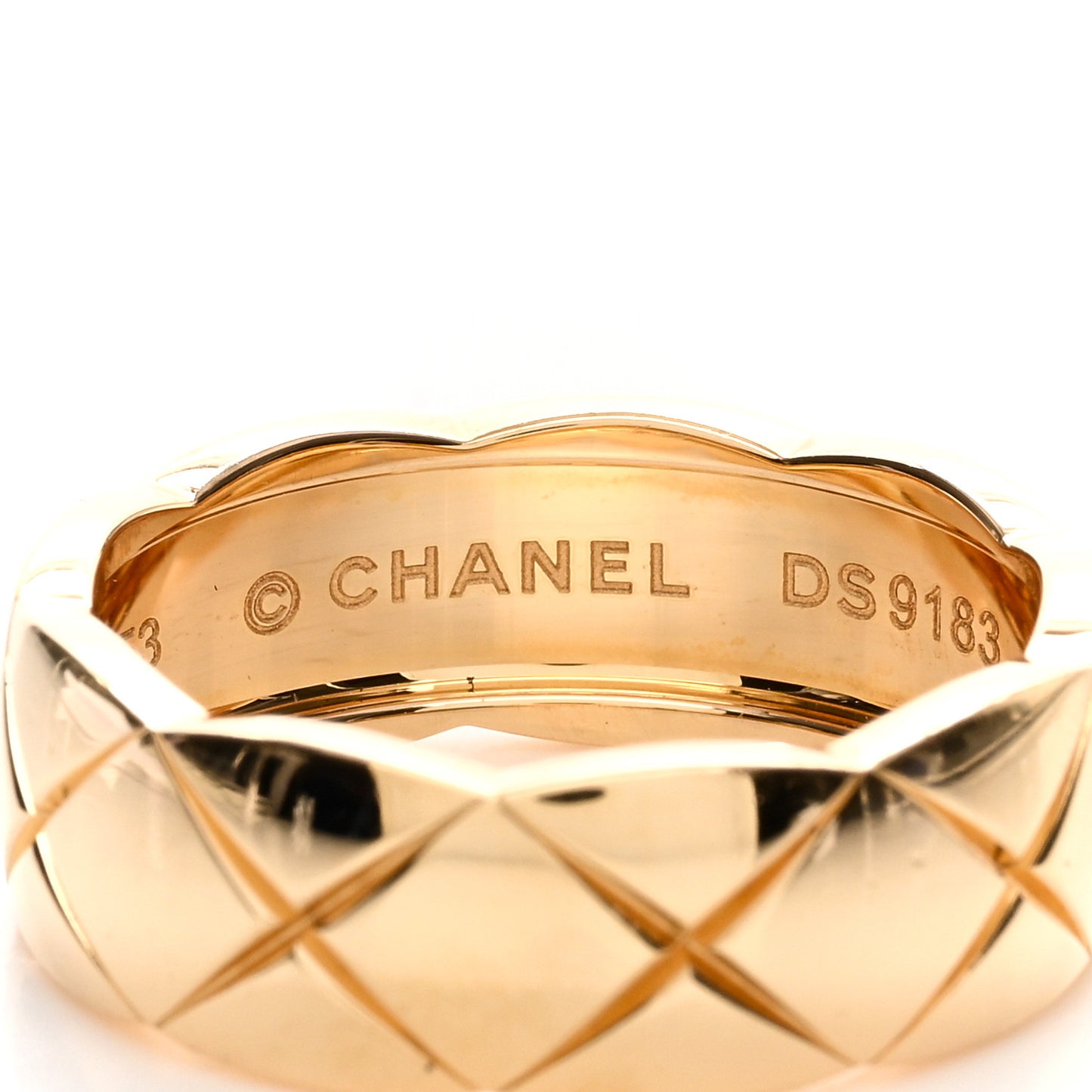 18K Yellow Gold Small Coco Crush Ring 53 6.5