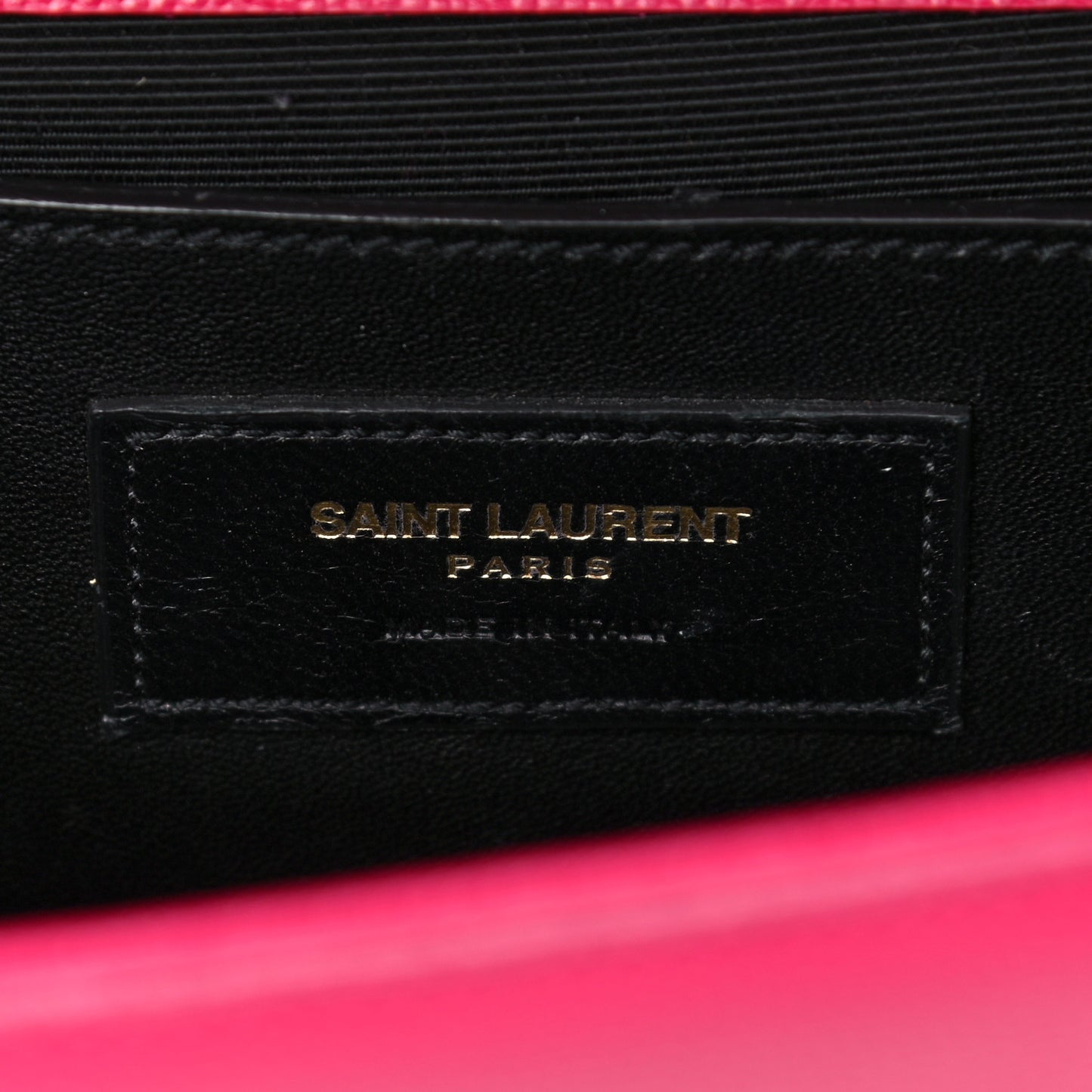 Grain De Poudre Medium Monogram Kate Satchel Lipstick Fuchsia