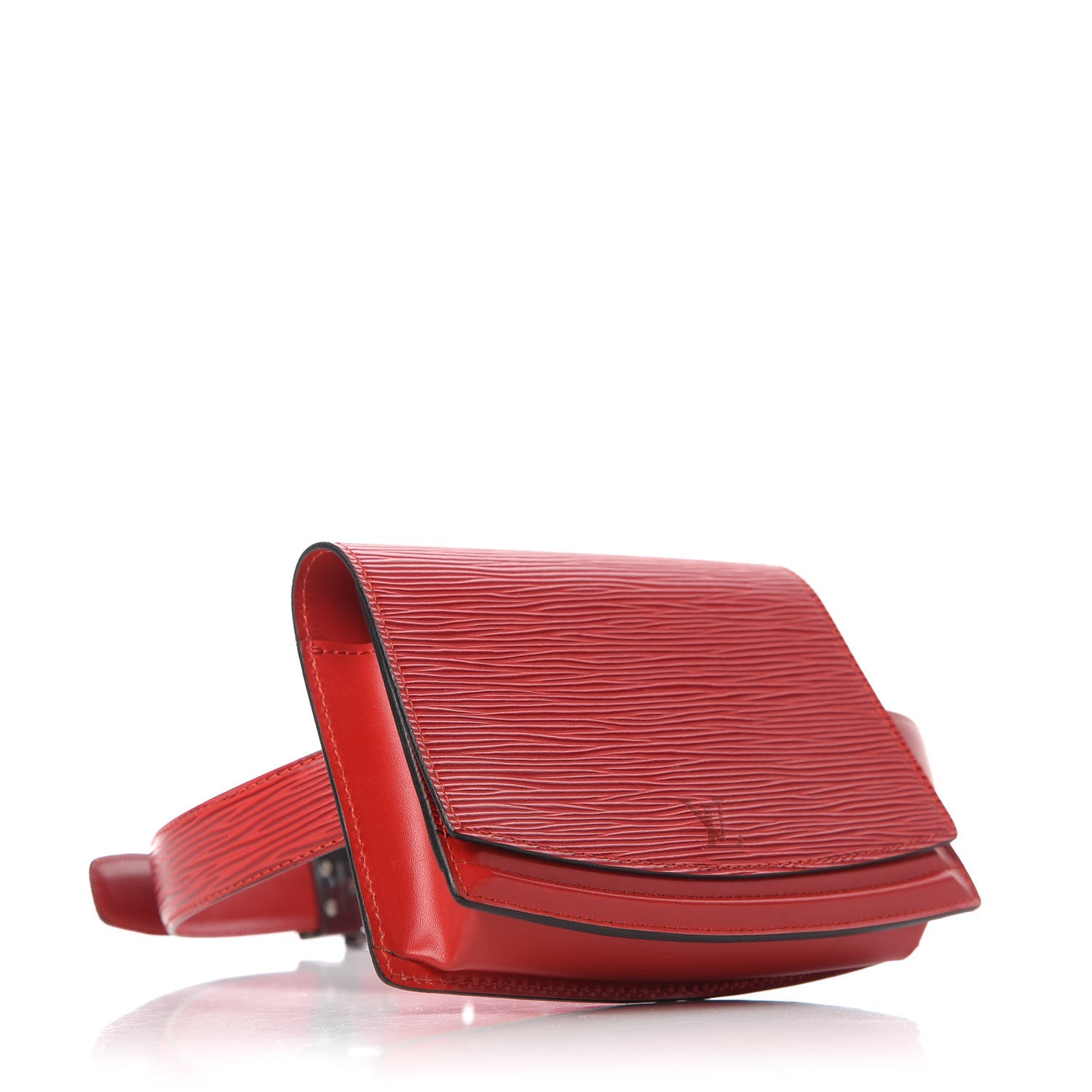 Louis Vuitton Epi Pochette Ceinture Tilsitt Belt Pouch Red 4 of 11