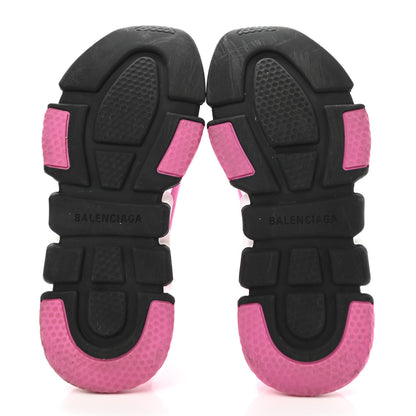 Balenciaga Neoprene Knit Tri-Color Sole Womens Speed Sneakers 37 Pink White Black 5 of 9