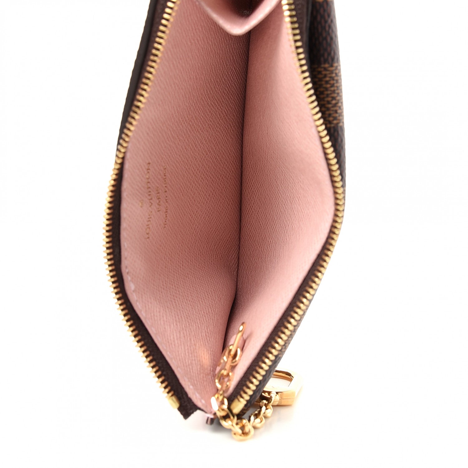 Louis Vuitton Damier Ebene Recto Verso Card Holder Rose Ballerine 5 of 7