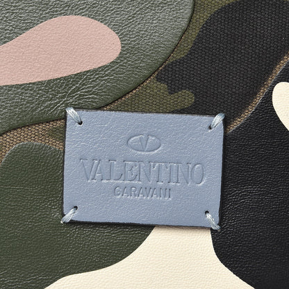 Valentino Garavani Nappa Canvas Camouflage Zip Pouch Multicolor 7 of 7