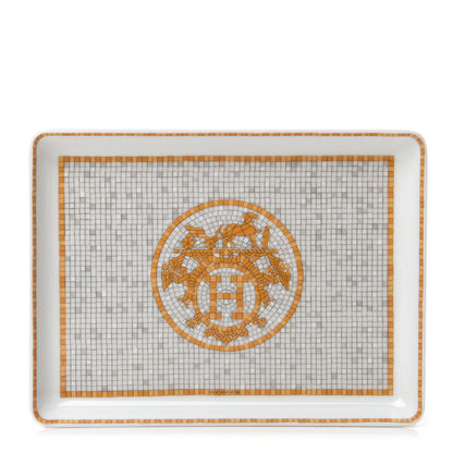 Hermes Porcelain Mosaique au 24 Sushi Plate 1 of 6