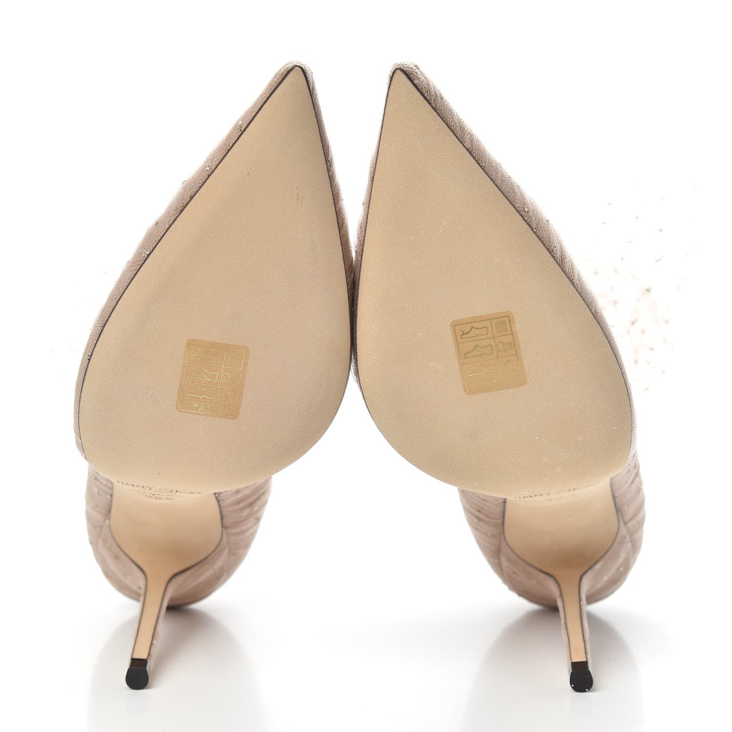 Jimmy Choo Suede Tulle Lavish 100 Pumps 38.5 Ballet Pink 5 of 7