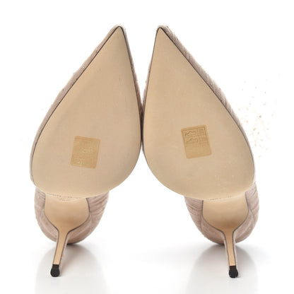 Jimmy Choo Suede Tulle Lavish 100 Pumps 38.5 Ballet Pink 5 of 7