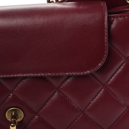 Chanel Calfskin Perfect Edge Medium Flap Burgundy 14 of 15