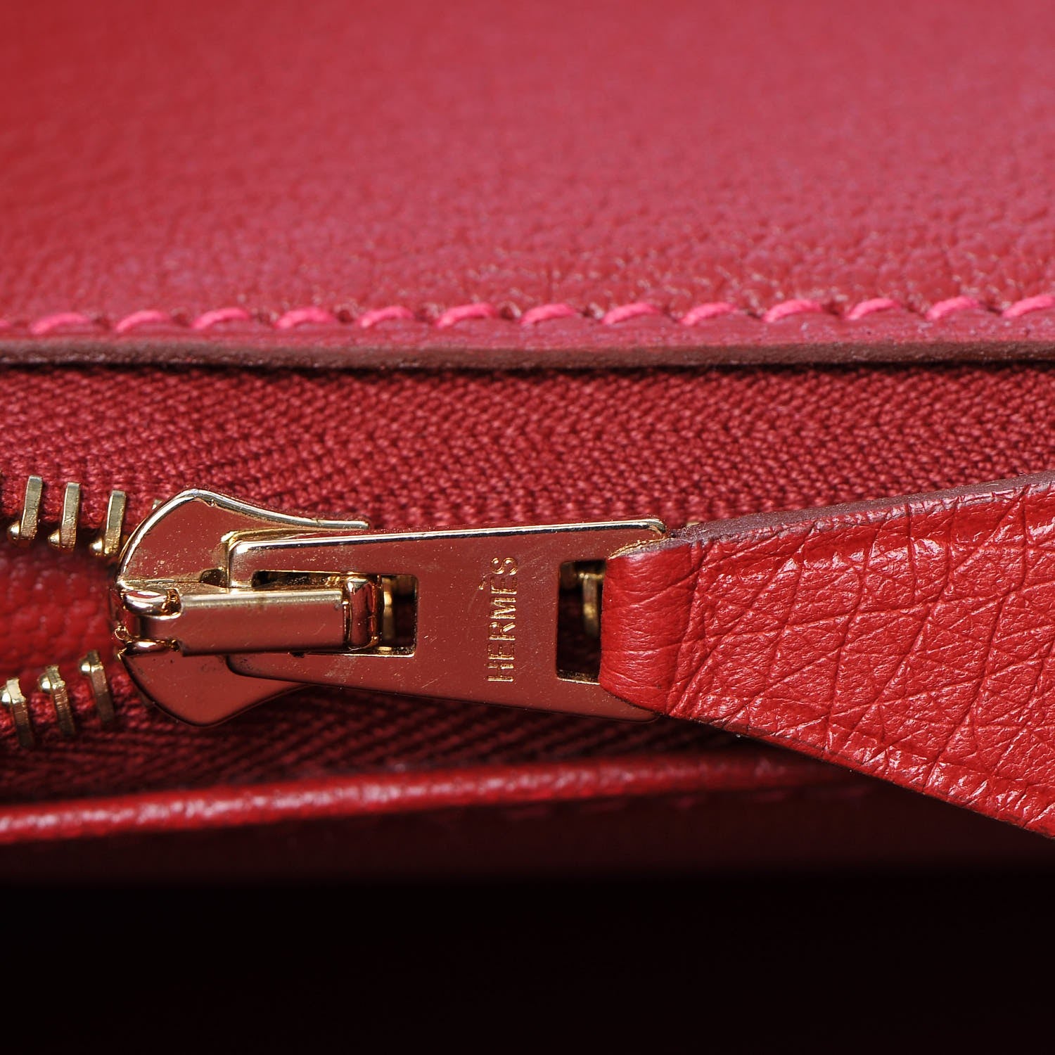 Hermes Ostrich Birkin 30 Rouge Vif 6 of 30