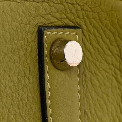 Hermes Taurillon Clemence Birkin 35 Vert Chartreuse 18 of 24