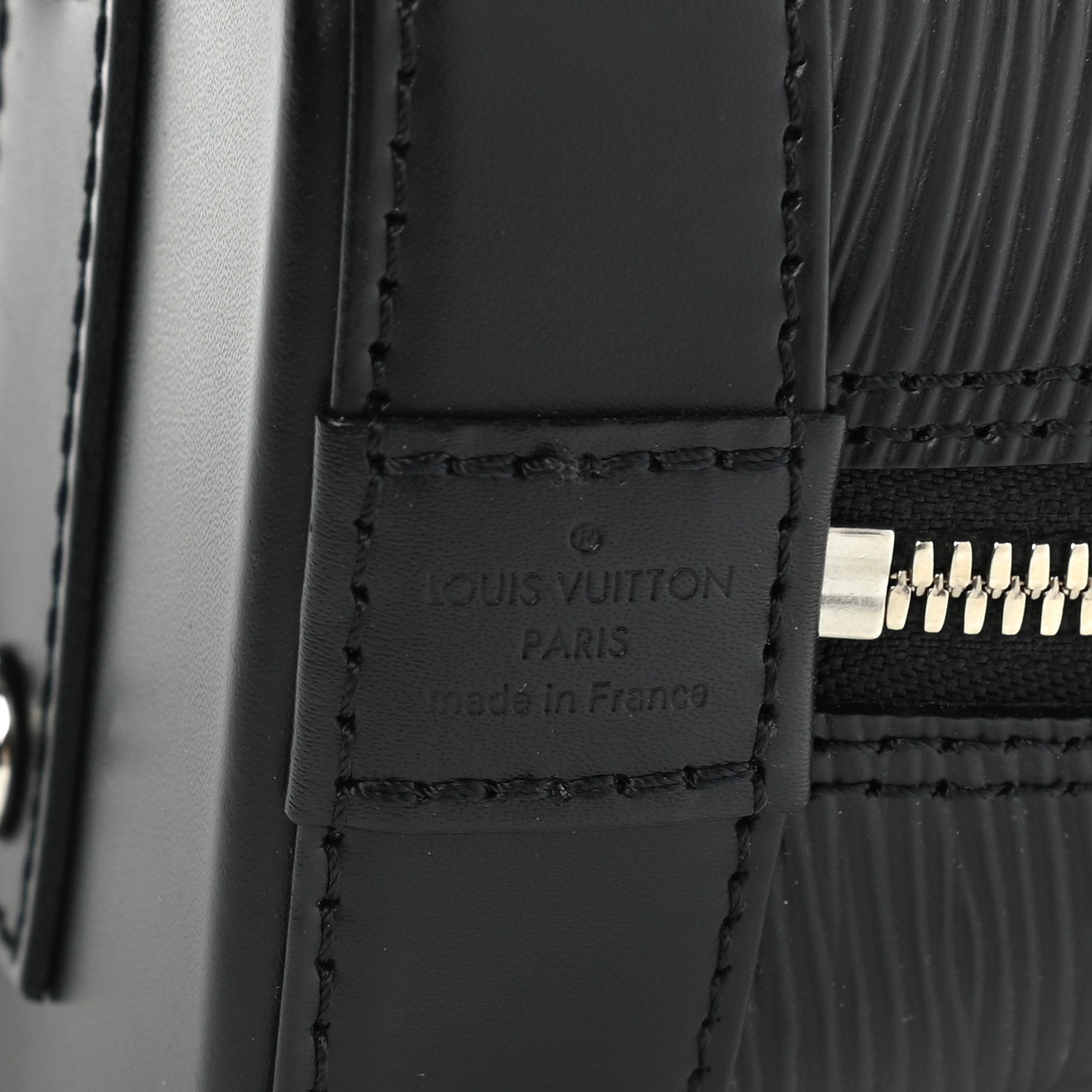 Louis Vuitton Epi Alma BB Black 6 of 9