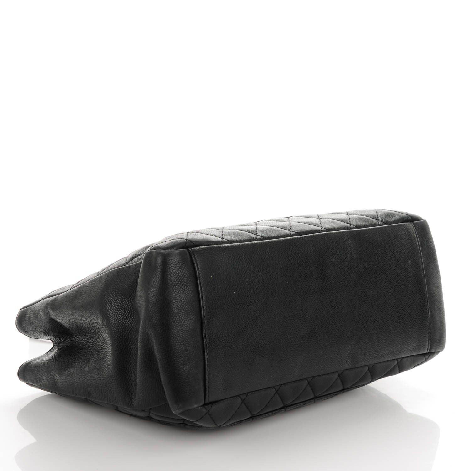 Chanel Caviar Quilted Grand Shopping Tote GST Black 4 of 17