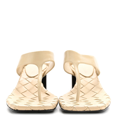 Bottega Veneta Cushion Lux Marella Thong Sandals 37 Light Butterscotch 5 of 18