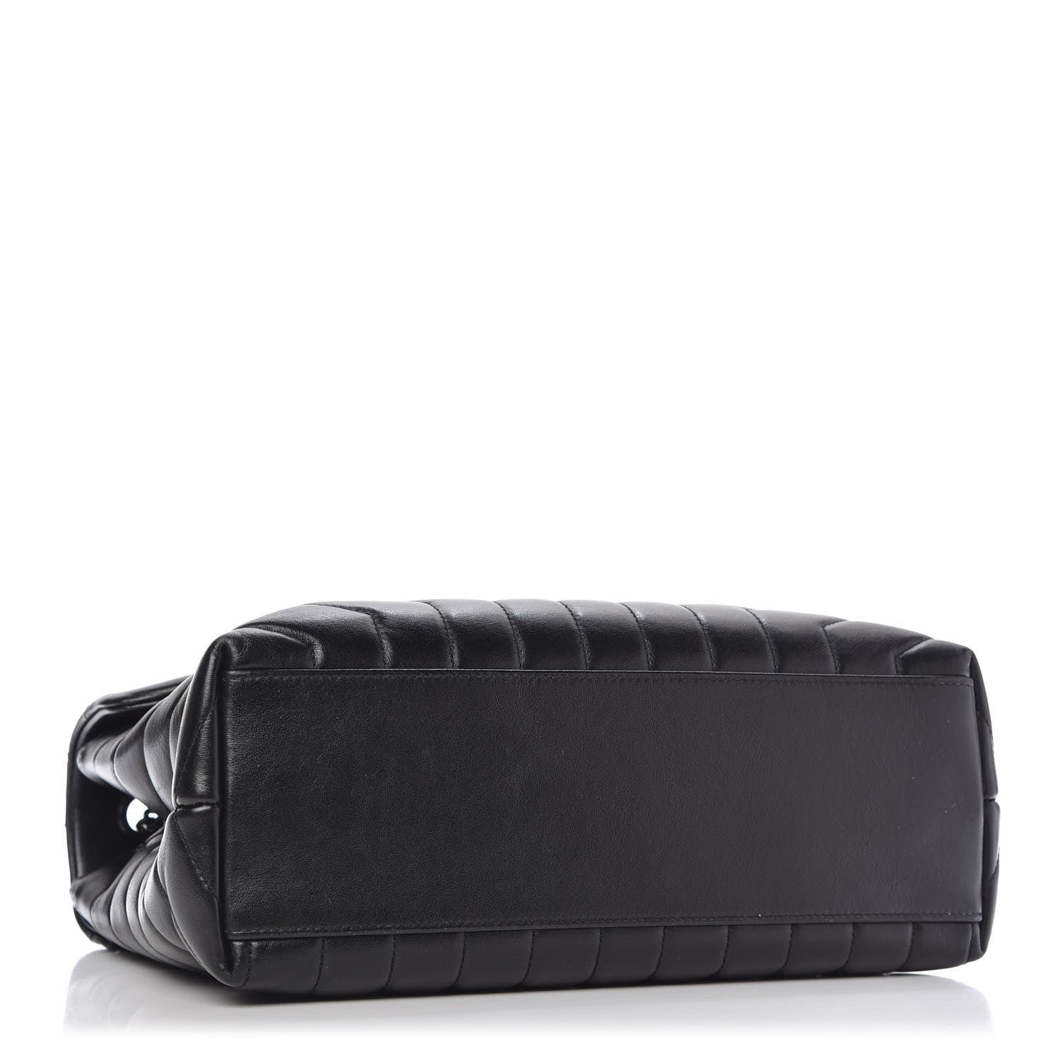 Saint Laurent Calfskin Y Quilted Monogram Medium Loulou Chain Satchel Black 4 of 9