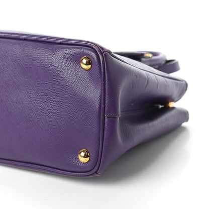Prada Saffiano Small Galleria Double Zip Tote Viola 7 of 12