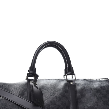 Louis Vuitton Damier Graphite Keepall Bandouliere 55 11 of 12