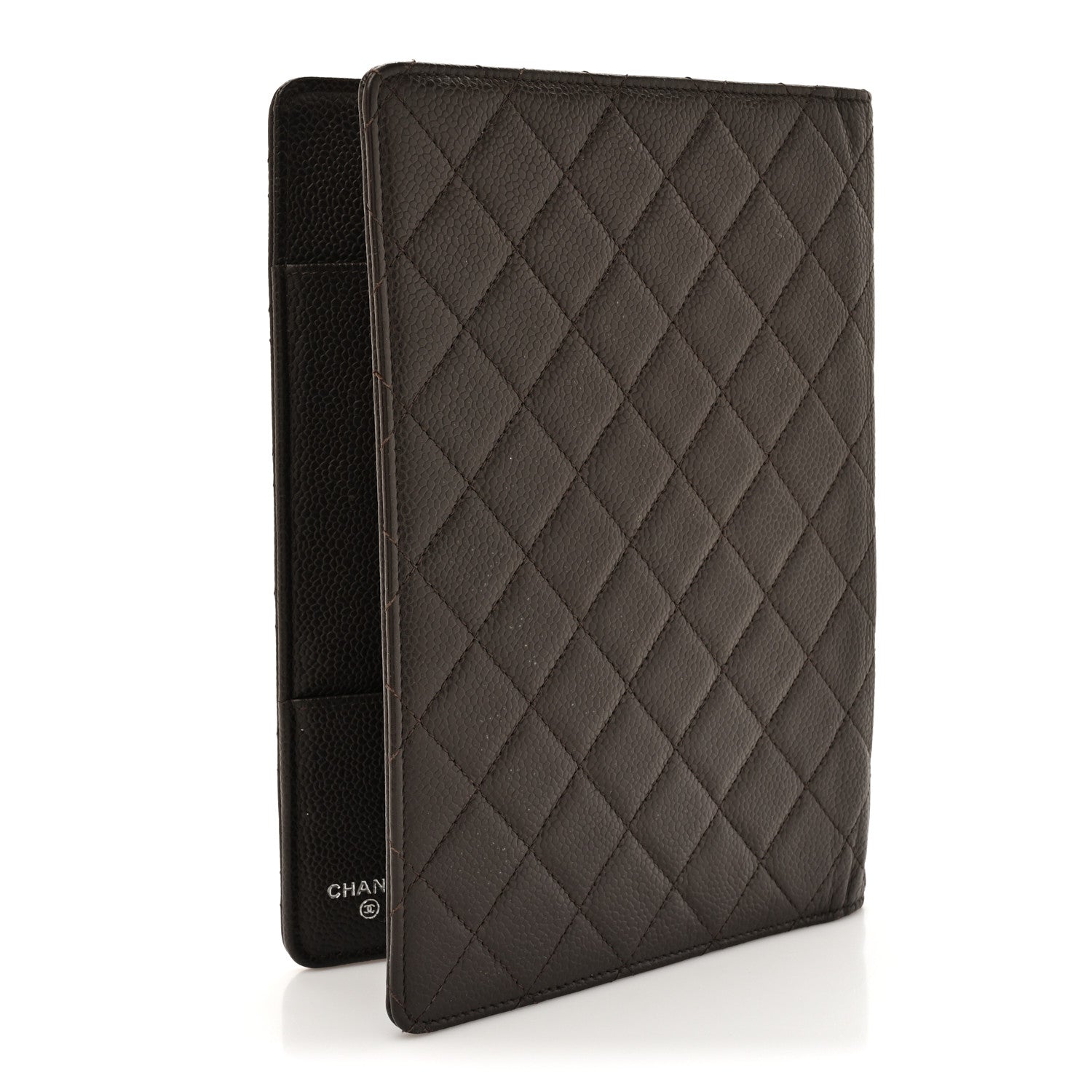 Chanel Caviar Quilted Large Agenda Cover Dark Brown 3 of 13