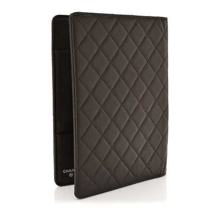 Chanel Caviar Quilted Large Agenda Cover Dark Brown 3 of 13