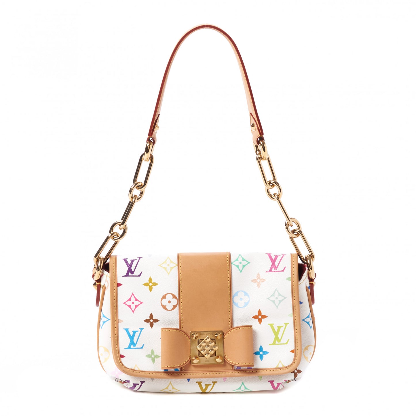Monogram Multicolor Patti White