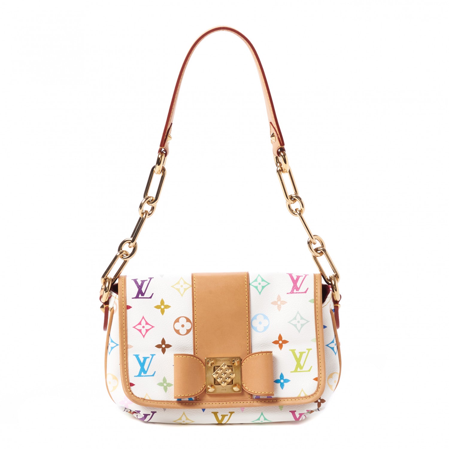 Louis Vuitton Monogram Multicolor Patti White 1 of 9