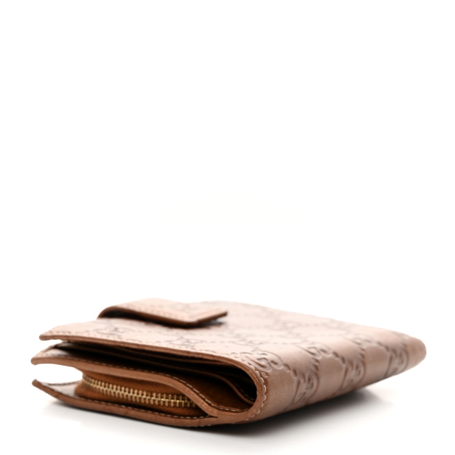 Gucci Guccissima Twins French Wallet Bronze 4 of 8