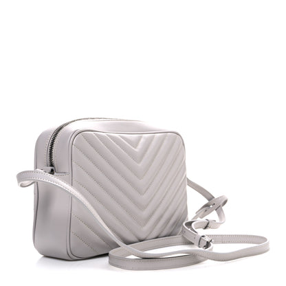 Saint Laurent Calfskin Matelasse Monogram Lou Camera Bag Granite 3 of 11