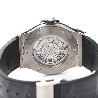 Hublot Titanium Alligator 42mm Classic Fusion Automatic Watch Grey 542.NX.7071.LR 4 of 7